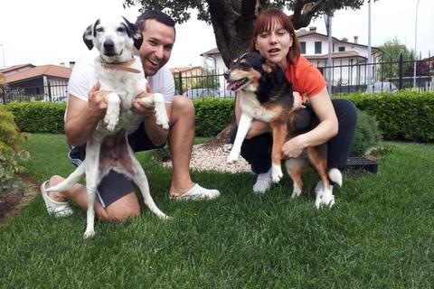 Olivia con la sua nuova famiglia